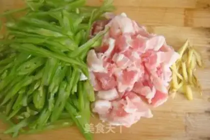 Make ♪ Four seasons of bean fried meat ♪ step 0