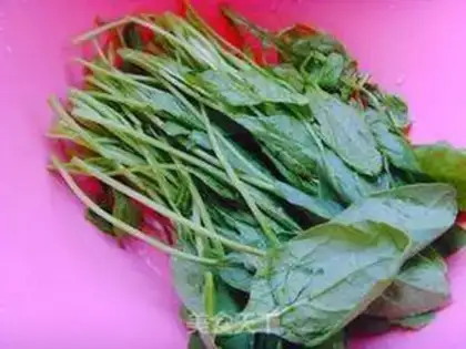 Make Kyoji spinach step 0