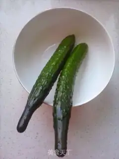 Make cucumber golden mushrooms step 1