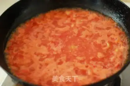 Make Tomato fish tofu step 5