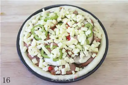 Make Coconut sausage mushroom pizza step 15