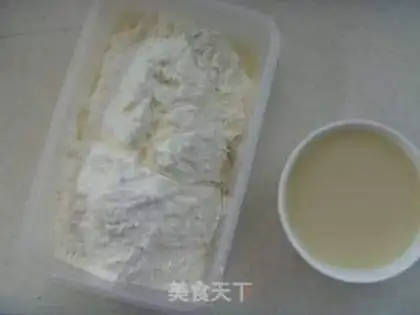 Make Biga yeast, Shabada step 1