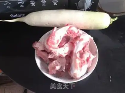 Make radish bone soup step 0