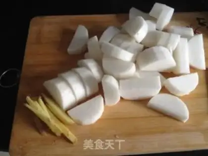 Make radish bone soup step 2