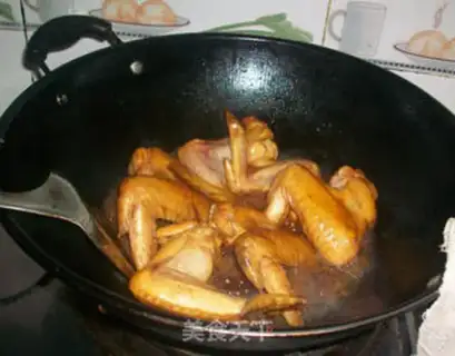 Make Red chicken wings step 7