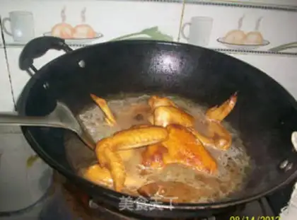 Make Red chicken wings step 8
