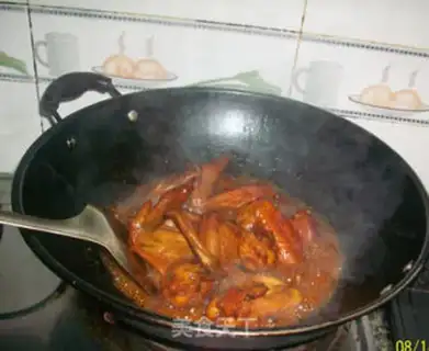 Make Red chicken wings step 9