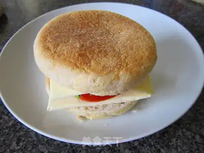 Make English muffin step 8