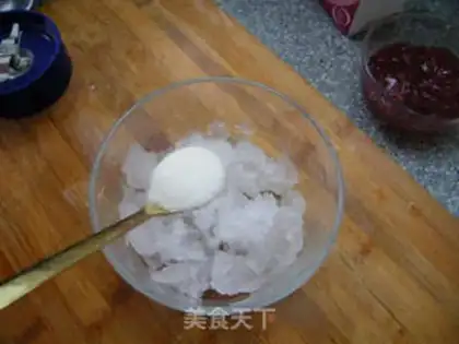 Make Red bean iceberg step 3