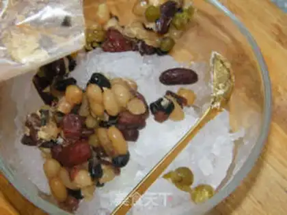 Make Red bean iceberg step 5