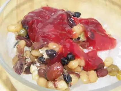 Make Red bean iceberg step 7