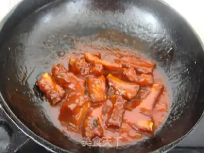 Make Tomato sauce ribs step 9