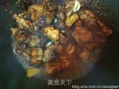 Make Spicy, dry chicken step 4