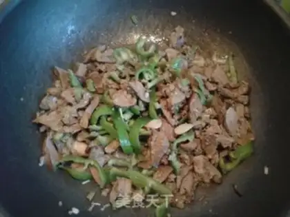 Make Chicken liver peppers step 7