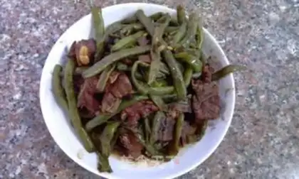 Make Steakbone for four seasoned beans step 14