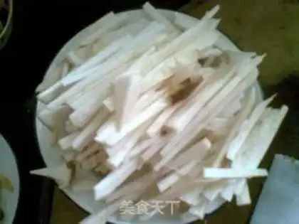 Make Porridge mushrooms, fried fish step 3