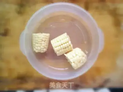 Make Milky corn step 1