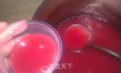 Make Double watermelon cream step 9