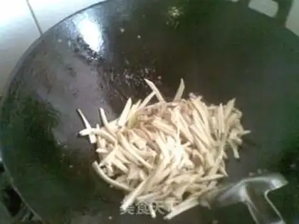 Make Porridge mushrooms, fried fish step 11