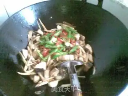 Make Porridge mushrooms, fried fish step 13