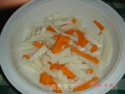 Make Sichuan pickles step 3