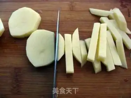 Make French fries step 1