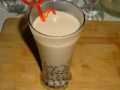 Make Pearl milk tea step 8