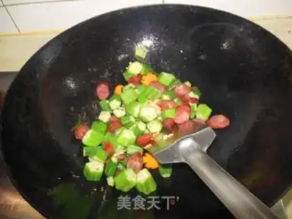 Make Autumn fried sausage step 10