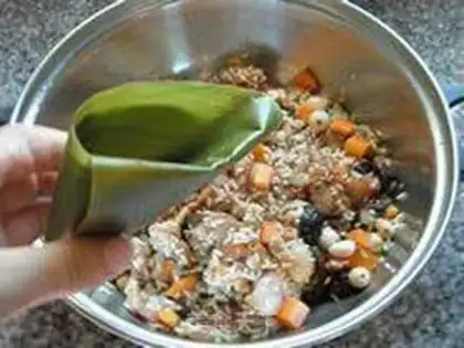Make A greasy rice chicken step 8