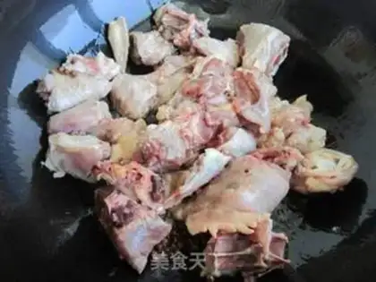 Make Chicken with bean skin step 4