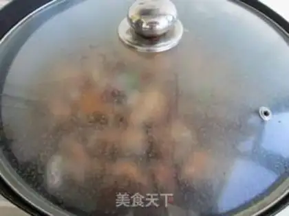 Make Chicken with bean skin step 8