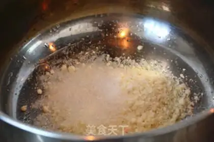 Make Cinnamon almond tofu step 1