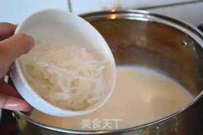 Make Cinnamon almond tofu step 2
