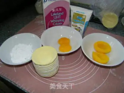Make Peach omelet step 0
