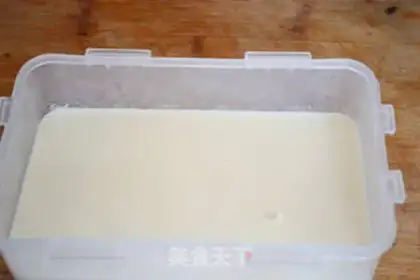 Make Cinnamon almond tofu step 4