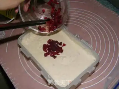 Make rum strawberry ice cream step 19