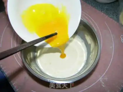 Make Peach omelet step 3