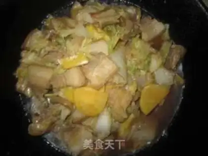 Make Five flowers for cabbage potatoes step 3