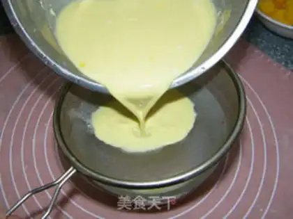 Make Peach omelet step 4