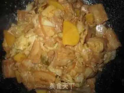 Make Five flowers for cabbage potatoes step 4