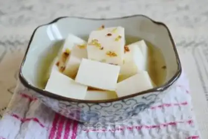Make Cinnamon almond tofu step 8