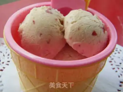 Make rum strawberry ice cream step 25
