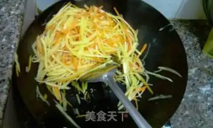 Make Carrot with potatoes step 5