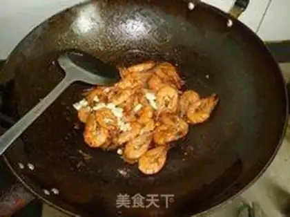 Make Red-fried prawn step 8