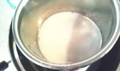 Make Blueberry mousse cake step 2