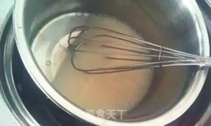 Make Blueberry mousse cake step 3