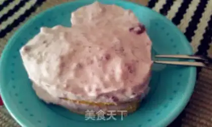 Make Blueberry mousse cake step 9