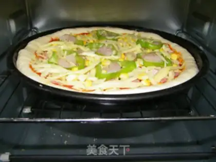 Make Bacon shrimp pizza step 14