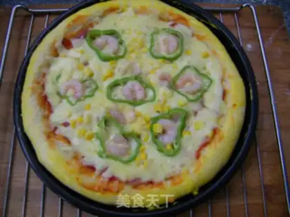 Make Bacon shrimp pizza step 15