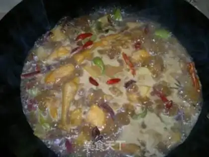 Make Xinjiang chicken step 4